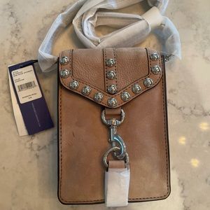 NWT Rebecca Minkoff Brown Leather Crossbody Bag